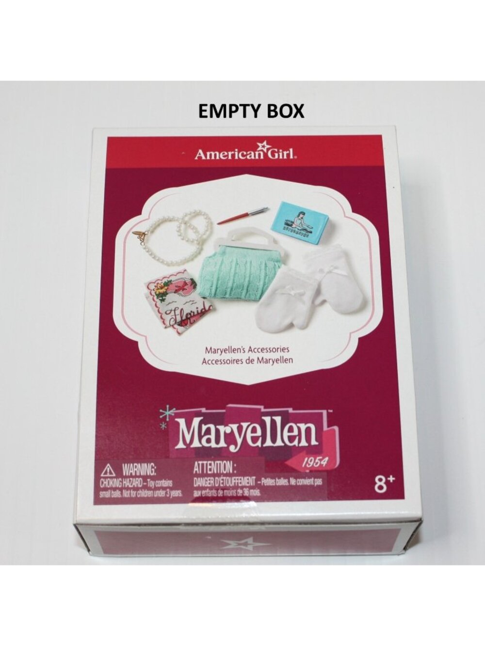American Girl Maryellen Larkin Meet Accessories EMPTY Accessory Box Only